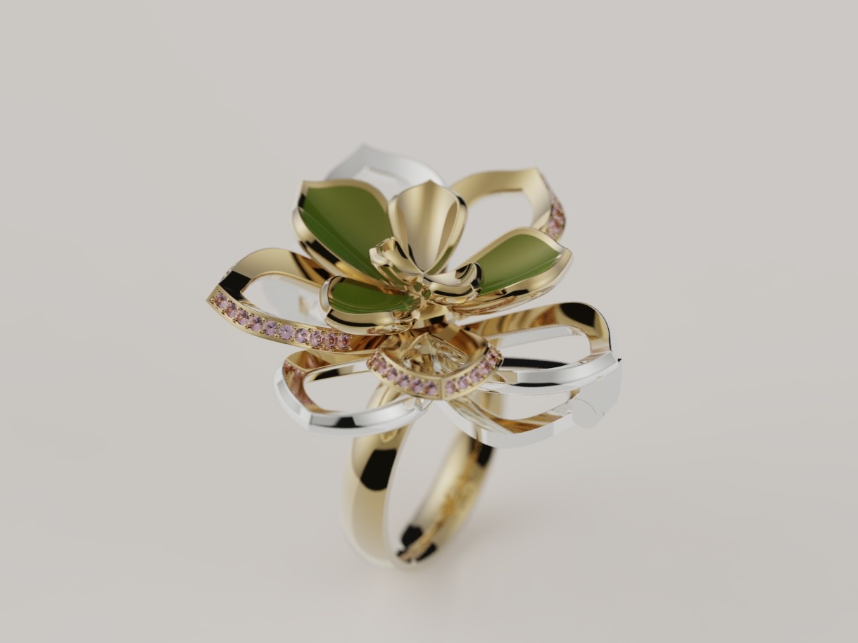 Bague succulentes vertes