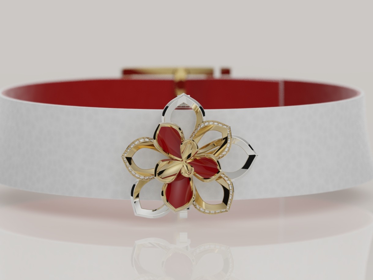 Chokers succulentes rouges